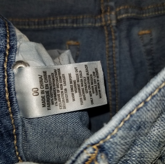 Aeropostale denim shorts size 00 - Picture 3 of 3